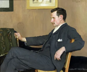 Muž v šedém obleku, 1890